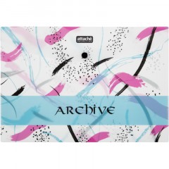 Папка-конверт на кнопке A4 Attache Archive 180 мкм, 3 шт/уп - фото 4
