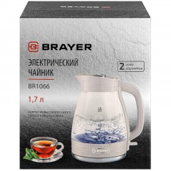 Чайник Brayer 1066BR ,2200 Вт, 1,7 л, стекл.корпус, автооткл Чайник Brayer 1066BR ,2200 Вт, 1,7 л, стекл.корпус, автооткл - фото 11