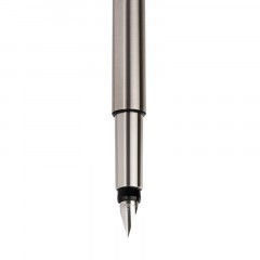 Ручка перьевая Parker Vector Stainless Steel син, 0,8мм,кор S0029690 Ручка перьевая Parker Vector Stainless Steel син, 0,8мм,кор S0029690 - фото 2