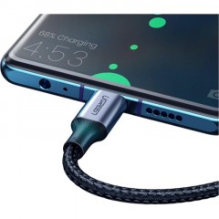 Кабель UGREEN USB C PD 100 Вт, в оплетке, черный. 1м (70427) - фото 3