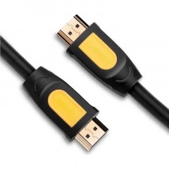 Кабель UGREEN HD101 HDMI 4K цвет желтый/черный. 1м (10115) - фото 3