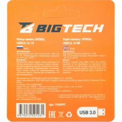 Флеш-память BigTech UFD024, USB3.0, 16GB Флеш-память BigTech UFD024, USB3.0, 16GB - фото 7