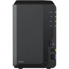 Сетевое хранилище Synology DS223 2x2.5/3.5 SATA/Realtek RTD1619B/2GB DDR4 Сетевое хранилище Synology DS223 2x2.5/3.5 SATA/Realtek RTD1619B/2GB DDR4 - фото 2