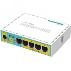 Маршрутизатор Mikrotik hEX PoE lite with 650MHz CPU (RB750UPR2) Маршрутизатор Mikrotik hEX PoE lite with 650MHz CPU (RB750UPR2) - фото 2