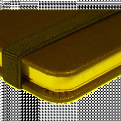 Блокнот А5 80л Bruno Visconti CITY на резинке зеленый 3-698/04 - фото 3