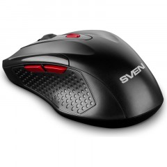 Мышь компьютерная SVEN RX-450W WLS черная, 5+1кл/1200-3200DPI (SV-021825) Мышь компьютерная SVEN RX-450W WLS черная, 5+1кл/1200-3200DPI (SV-021825) - фото 2