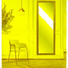 Зеркало МГЛ_ настенное 120Б (400x1200) багет ПВХ дуб - фото 4