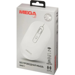 Мышь компьютерная ProMega jet WM011 WLS USB WLS RT/1АА/dpi 1600/3 кн/белый - фото 9