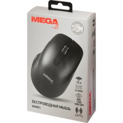 Мышь компьютерная ProMega jet WM001 USB WLS RT/2 ААА/dpi 1600/3 кн/черный - фото 9