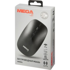 Мышь компьютерная ProMega jet WM004 USB WLS RT/1 АА/dpi 1600/3 кн/черный - фото 9