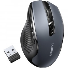 Мышь компьютерная UGREEN MU006 (15063) WLS, 2.4G 4000DPI, АА, черный - фото 3