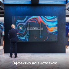 Кронштейн Onkron для ТВ 60-110 фиксированный, черный UF12 - фото 7