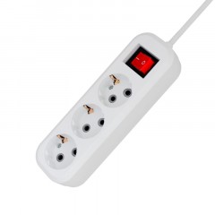 Сетевой фильтр PROGIX SF3PW10 (10м/3А/200Дж/белый) - фото 2