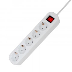 Сетевой фильтр PROGIX SF5PW2 (2м/5А/200Дж/белый) - фото 2