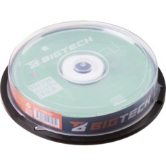 Носители информации Bigtech YCDRB004 CD-R 700 МБ/52х/10шт/уп (бокс)