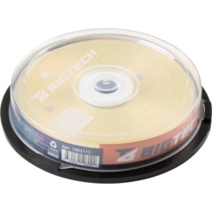 Носители информации Bigtech YDVDRB009 DVD+R 4,7 Гб/16х/10шт/уп (бокс)