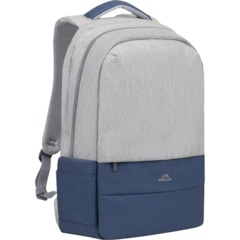 Рюкзак для ноутбука RIVACASE 7567 grey/dark blue 17.3/6 - фото 2
