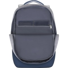 Рюкзак для ноутбука RIVACASE 7567 grey/dark blue 17.3/6 - фото 8