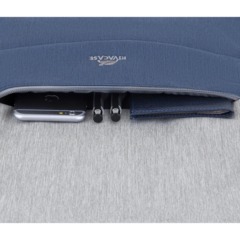 Рюкзак для ноутбука RIVACASE 7567 grey/dark blue 17.3/6 - фото 19