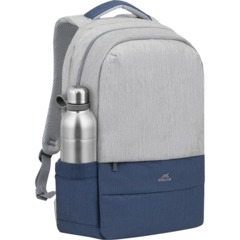 Рюкзак для ноутбука RIVACASE 7567 grey/dark blue 17.3/6 - фото 24