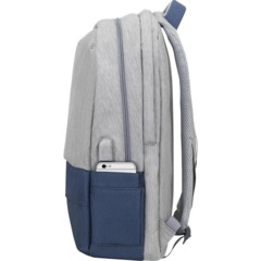 Рюкзак для ноутбука RIVACASE 7567 grey/dark blue 17.3/6 - фото 26