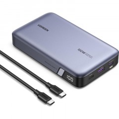 Внешний аккумулятор UGREEN PB720 (25188) 20000mAh PD 100W, серый - фото 2