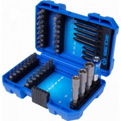 Набор бит 1/4, PH, PZ, Hex, Torx, Slotted, 42 предмета KING TONY 1042CQ Набор бит 1/4, PH, PZ, Hex, Torx, Slotted, 42 предмета KING TONY 1042CQ - фото 2