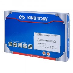 Набор ключей комбинированных, ложемент, 16 предметов KING TONY 9-1216MR03 Набор ключей комбинированных, ложемент, 16 предметов KING TONY 9-1216MR03 - фото 3
