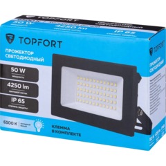 Прожектор светодиодный Topfort LED FL 50W 6500K IP65 - фото 8