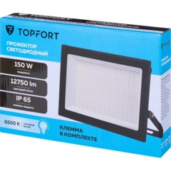 Прожектор светодиодный Topfort LED FL 150W 6500K IP65 - фото 8