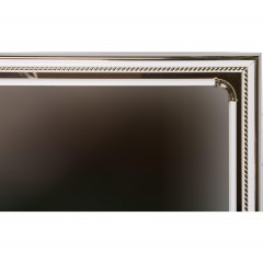 Зеркало МГЛ_ настенное 121Б (600x1200) багет ПВХ белая косичка - фото 3