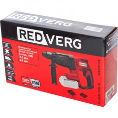 Перфоратор аккум. бесщеточный REDVERG RD-RH18-24BL/U (без акк, без з/у) Перфоратор аккум. бесщеточный REDVERG RD-RH18-24BL/U (без акк, без з/у) - фото 3