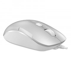 Мышь компьютерная A4Tech Fstyler FM26 серебристый/белый 800-1600dpi/4but Мышь компьютерная A4Tech Fstyler FM26 серебристый/белый 800-1600dpi/4but - фото 4