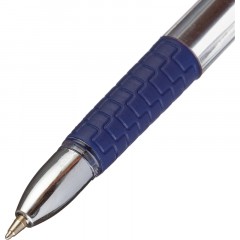 Ручка шариковая неавтомат. Комус My Star манжет,метал.клип 0,5мм, син - фото 3