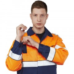 Костюм рабочий летний мужской Оранж КПК оранж./т.син. (р.48-50) 170-176 Костюм рабочий летний мужской Оранж КПК оранж./т.син. (р.48-50) 170-176 - фото 7