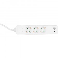 Сетевой фильтр BigTech CD3-1,4WU (3р/1,4м/USB-C/USB-A/16А/3680Вт белый) - фото 5