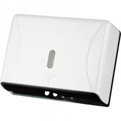 Диспенсер для полотенец лист.10х26х18,5 см. пластик, белый - фото 3