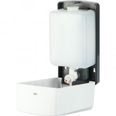 Дозатор для жидкого мыла 1000 мл пластик, белый - фото 3