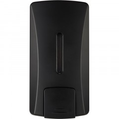 Дозатор для жидкого мыла 1000 мл пластик, черный - фото 2