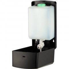 Дозатор для жидкого мыла 1000 мл пластик, черный - фото 3