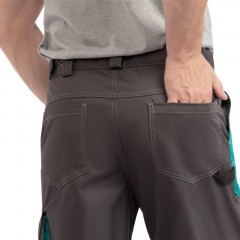 Брюки лет муж TOPFORT Алистер (л36) т.сер/бирюз 88-92/170-176 - фото 10