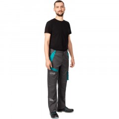 Брюки лет муж TOPFORT Алистер (л36) т.сер/бирюз 128-132/170-176 - фото 3