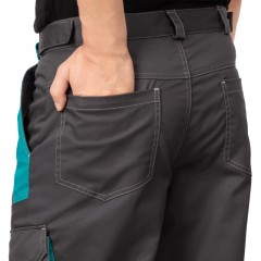 Брюки лет муж TOPFORT Алистер (л36) т.сер/бирюз 112-116/194-200 - фото 6