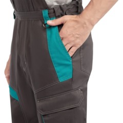 Полукомбинезон лет муж TOPFORT Алистер (л36) т.сер/бирюз 88-92/158-164 - фото 9