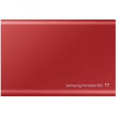 Портативный SSD Samsung T7, 1Tb, Metallic Red (MU-PC1T0R/WW) Портативный SSD Samsung T7, 1Tb, Metallic Red (MU-PC1T0R/WW) - фото 2