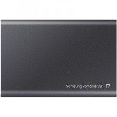 Портативный SSD Samsung T7, 2Tb, Titan Gray (MU-PC2T0T/WW) Портативный SSD Samsung T7, 2Tb, Titan Gray (MU-PC2T0T/WW) - фото 2