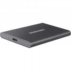 Портативный SSD Samsung T7, 2Tb, Titan Gray (MU-PC2T0T/WW) Портативный SSD Samsung T7, 2Tb, Titan Gray (MU-PC2T0T/WW) - фото 3