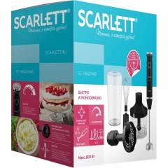 Блендер SCARLETT SC-HB42M49, 800Вт, черный - фото 2