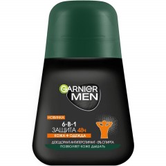 Дезодорант-антиперспирант Garnier ролик Men 6в1 защита 48ч, муж, 50мл - фото 2