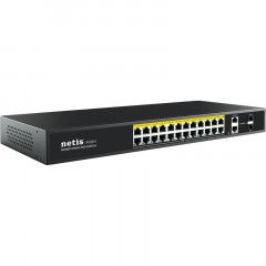 Коммутатор Netis P124GH неуправл PoE+, 24х100 Мбит PoE+, 1х1000 Мбит Uplink - фото 2